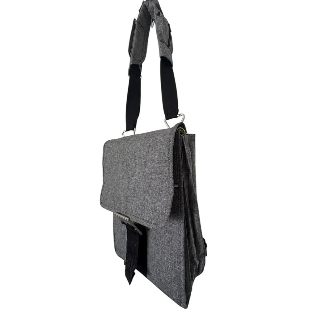 Ikea Family Upptack Expandable Gray Backpack Laptop Messenger Bag Pockets 3 Pcs